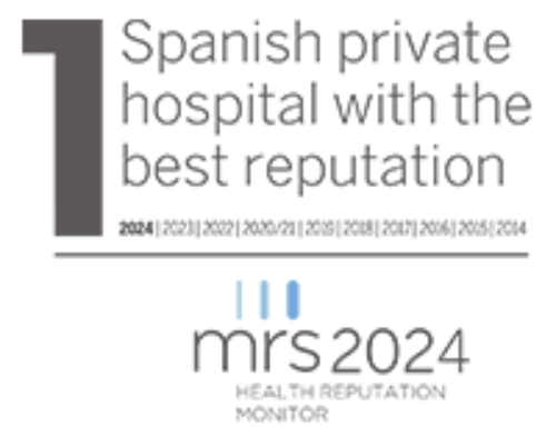 MRS 2024.Best Reputed Private Hospital Logo Logo image Best Private Hospital in Spain. MRS 2024